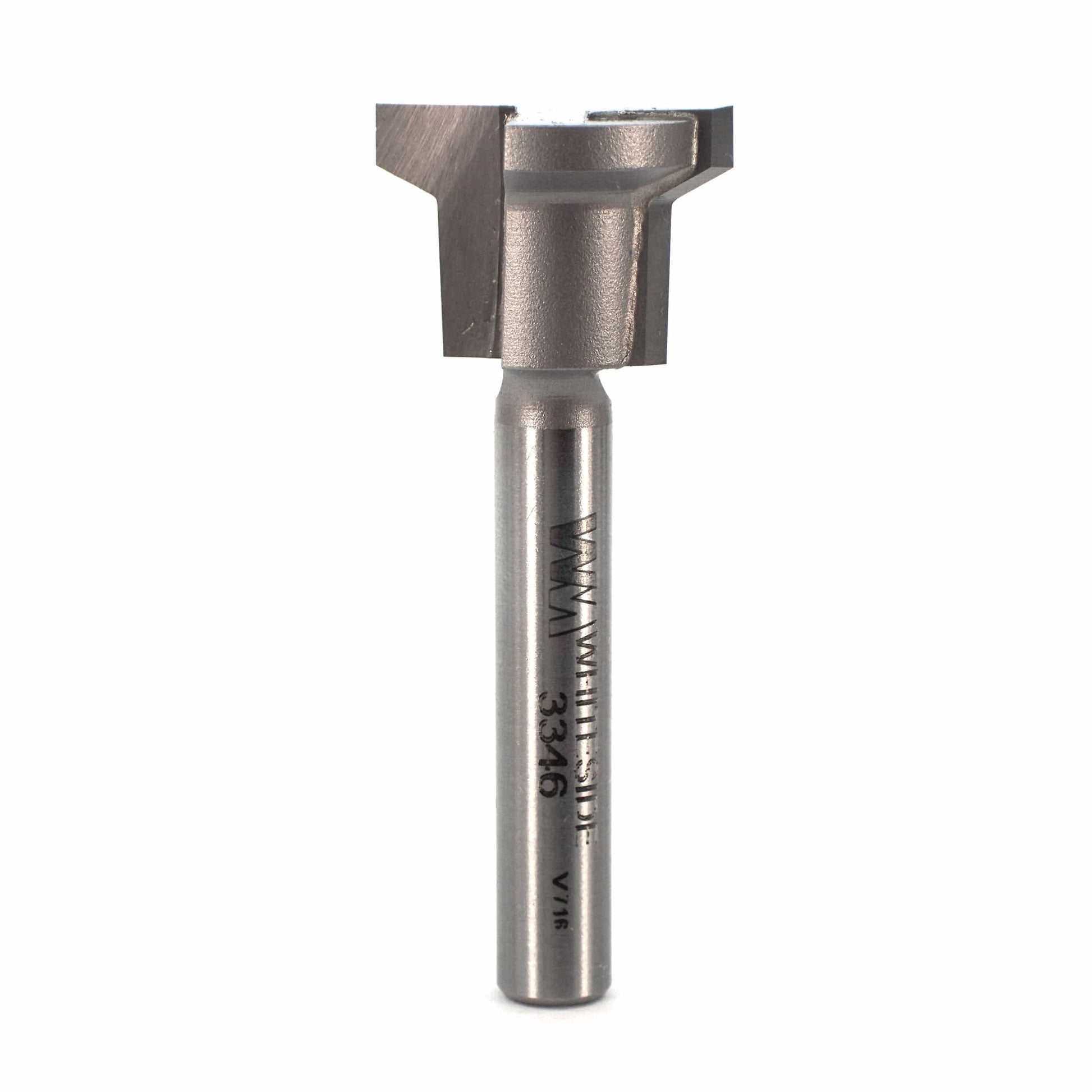 3346 Locking Drawer Glue Joint Router Bit 1/4" SH 3/4" D X 1/2" CL X 1-7/8" OL alt 0