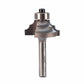 3205 Double Round Router Bit 1/4" SH 5/32" R 1-1/8" D X 1/2" CL X 2" OL alt 0