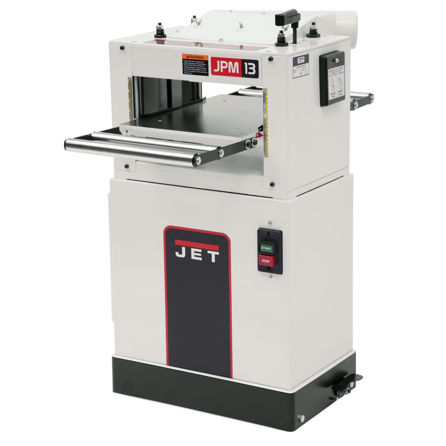 13" Planer/Molder with Closed Stand - 1-1/2 HP 1 Ph 115/230V - Straight Knife - JWPM-13CS alt 0