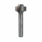 2051 Plunge Roundover Router Bit 3/16" R X 5/8" A X 1/4" B 1/8" C 1-3/4" OL alt 0