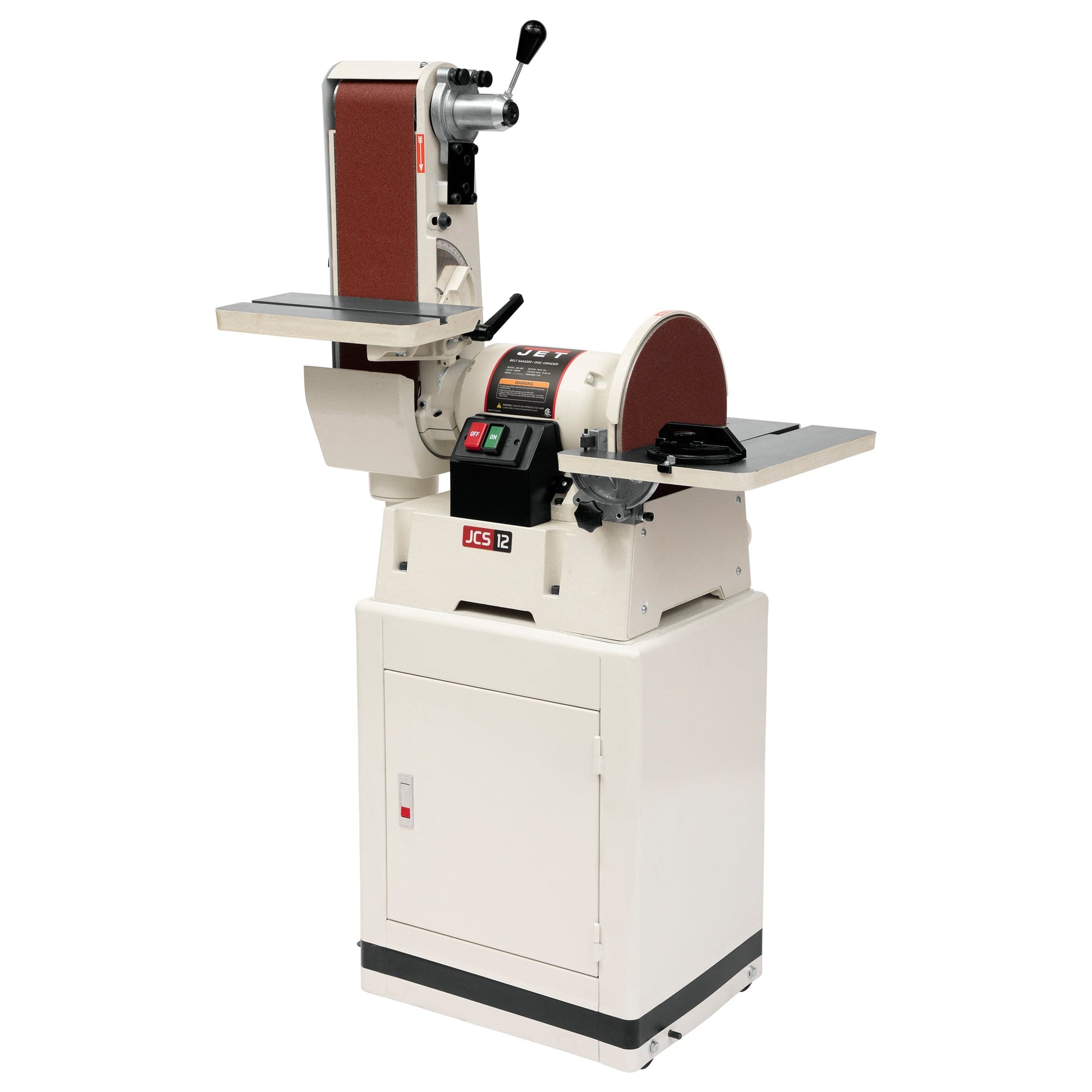 6" x 48" Belt/12" Disc Sander with Closed Stand - 1-1/2 HP 1 Ph 115/230V - JSG-6CS alt 0