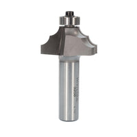 3208 Double Round Router Bit 1/2" SH 7/32" R 1-3/8" D X 5/8" CL X 2-1/2" OL alt 0