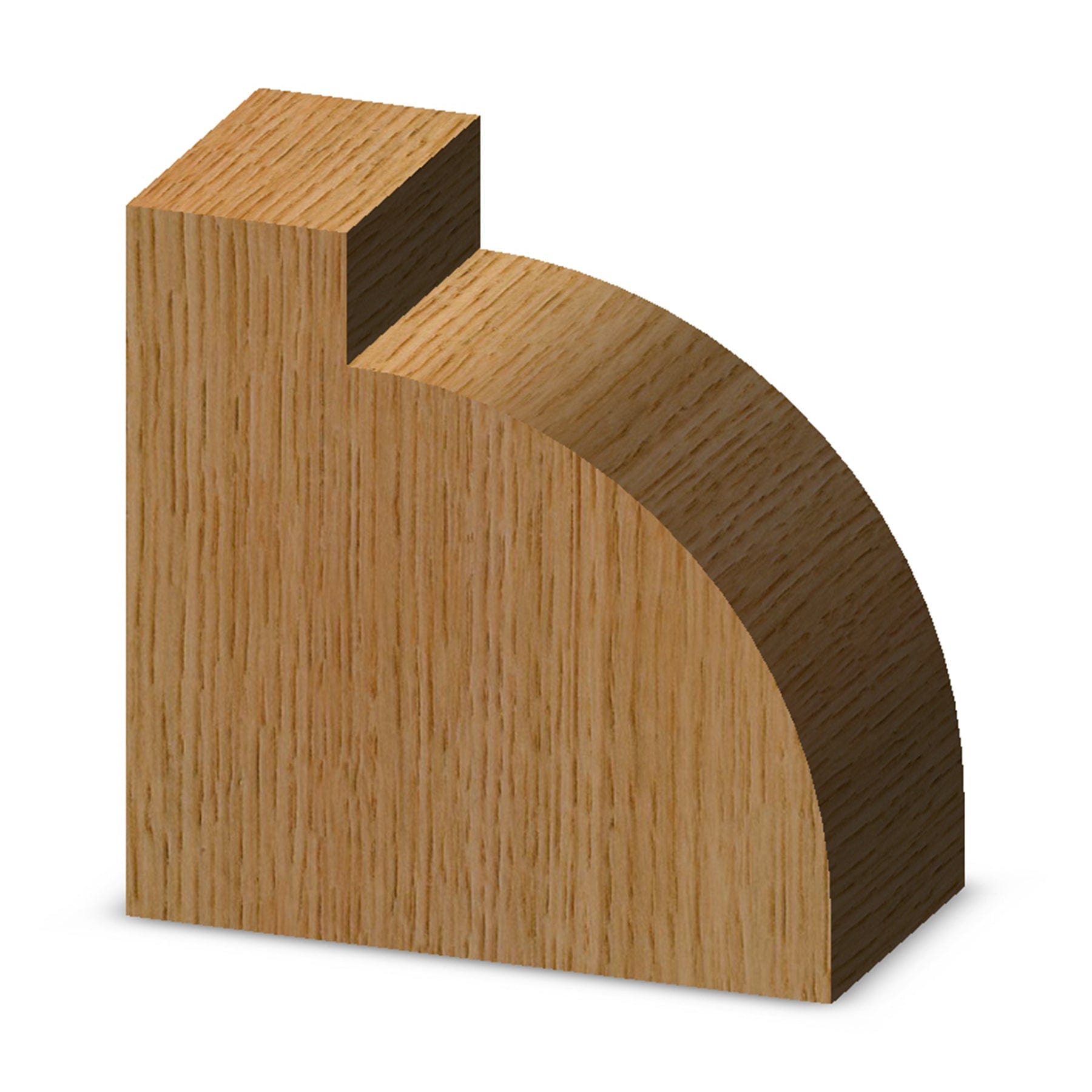 Roundover Bit 1-3/8" R 3-1/2" LD 1-3/4" CL 1/2" SH 2 FL alt 0