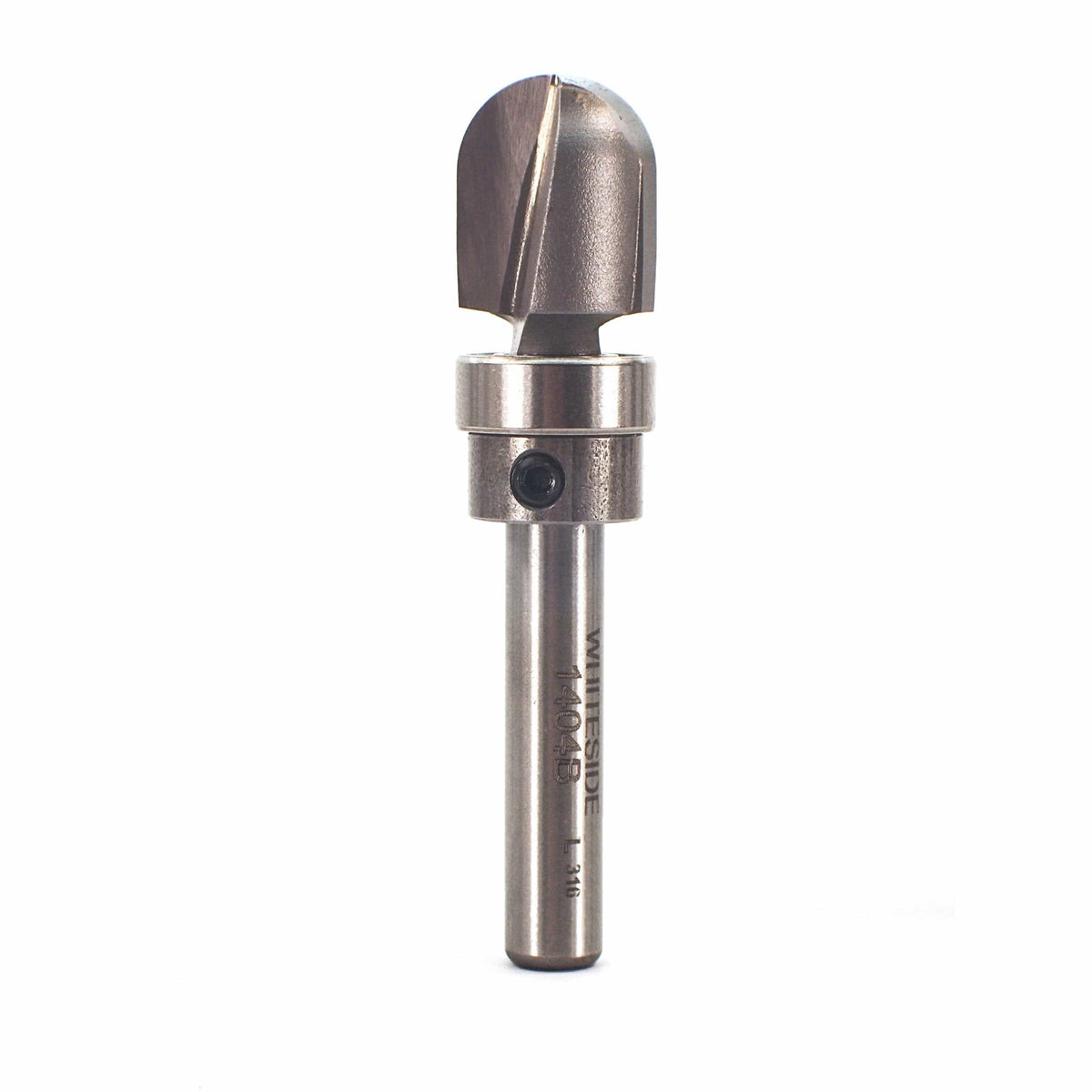 Core Box Router Bit With Top Bearing Whiteside Round Nose / Core Box Router Bit with Bearing Guide - 1/4