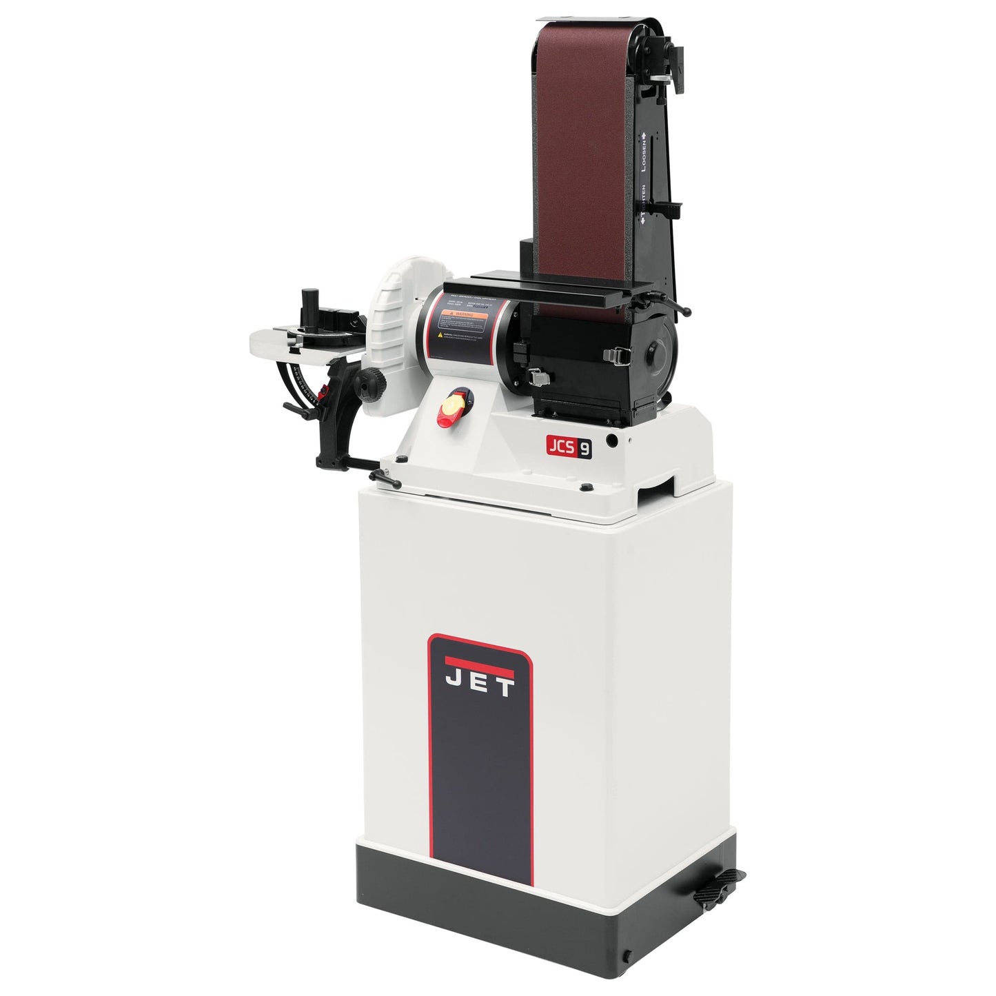 6" x 48" Belt/9" Disc Sander with Closed Stand - 3/4 HP 1 Ph 115V - JSG-96CS alt 0