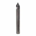 60° V-Groove, 3 Flute Bit, 1/4"Diam x 7/32"PL - 1/4" Shank alt 0