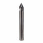 60° V-Groove, 3 Flute Bit, 1/4"Diam x 7/32"PL - 1/4" Shank alt 0