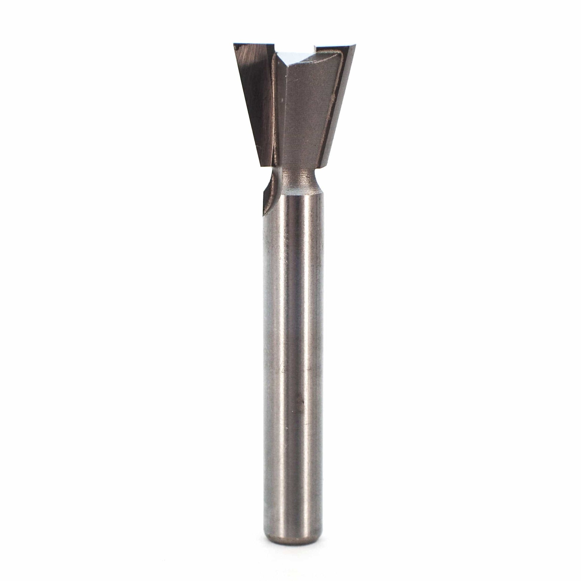 D14-531 Dovetail Router Bit 14 Degree 1/4" SH 17/32" D x 1/2" C x 2" OL alt 0