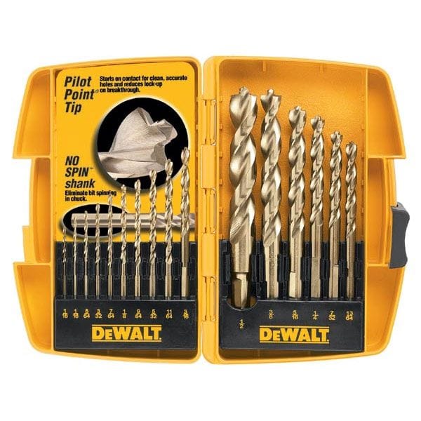Pilot Point Drill Bit Set - 16 Piece alt 0