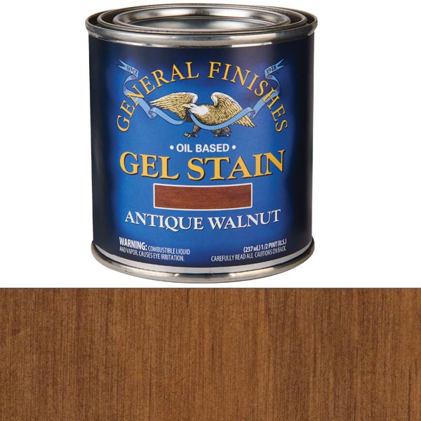 (H) GF Gel Stain Antique Walnut 1/2 Pt alt 0