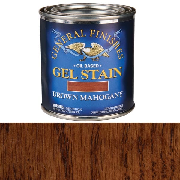 (H) GF Gel Stain Brown Mahogany 1/2 Pt alt 0