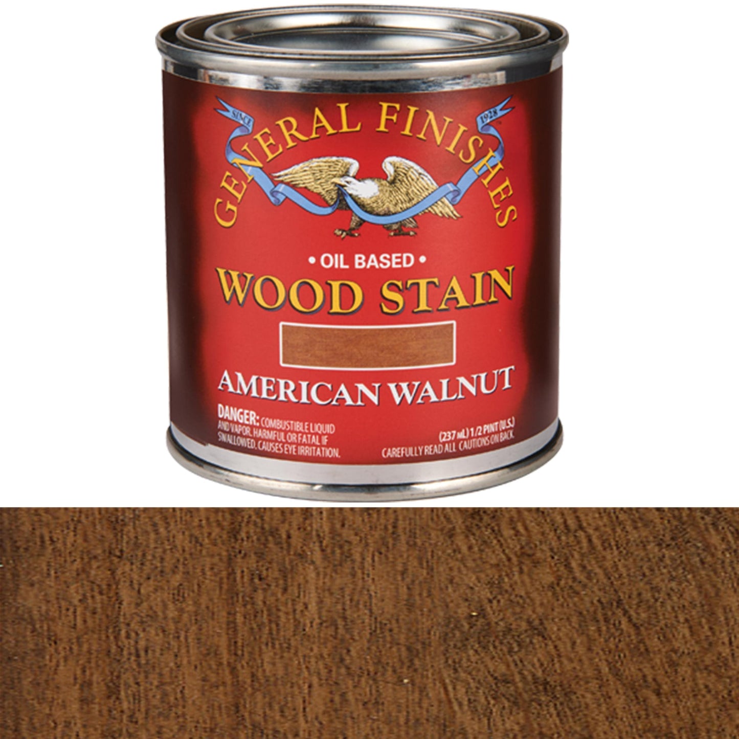 (H) GF Oil Stain American Walnut 1/2 Pt alt 0