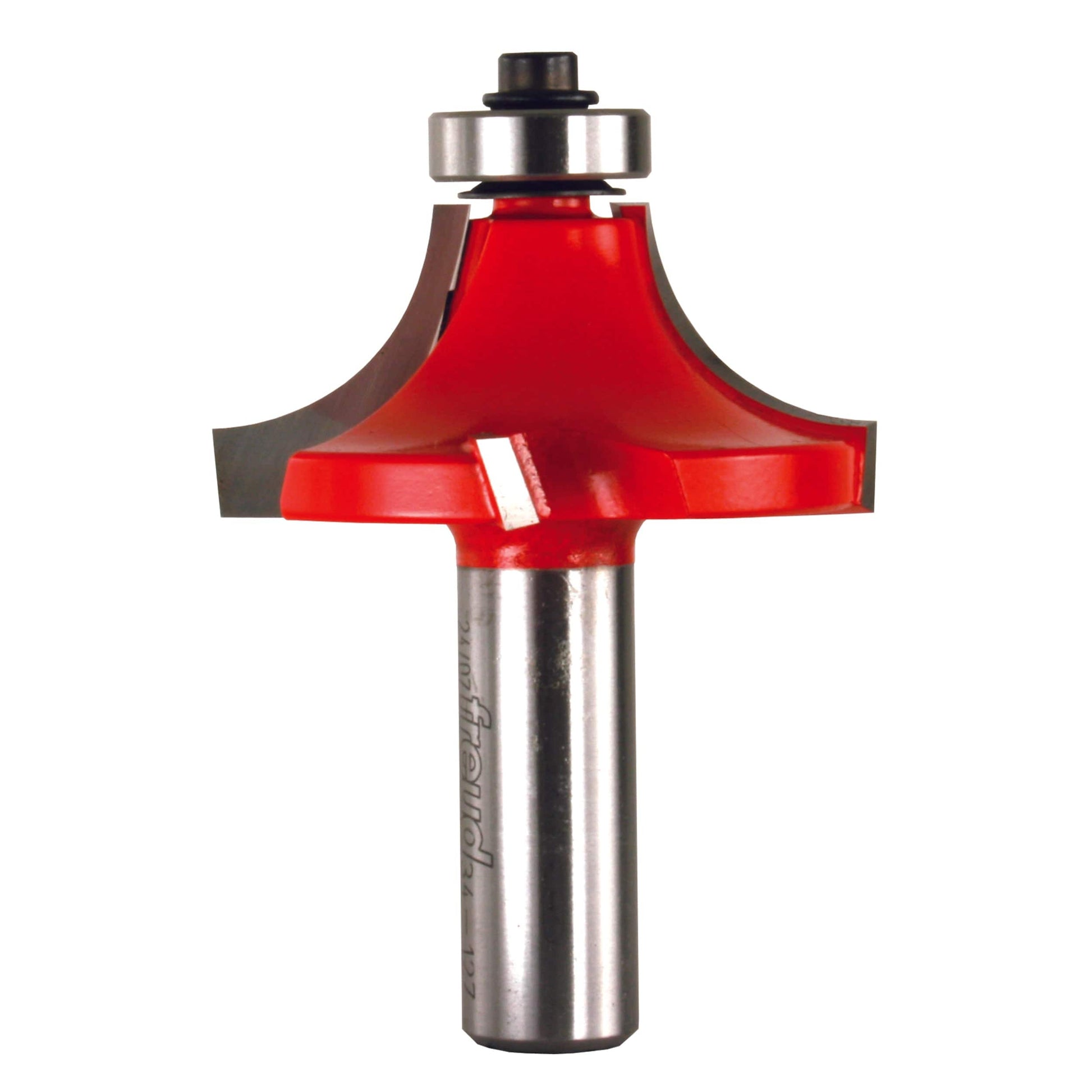 34-127 Quadra-Cut Round-Over Router Bit 5/8" Radius 1/2" Shank alt 0