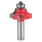 36-124 Quadra-Cut Beading Router Bit 1/2" Shank 3/8" Radius alt 0