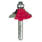 38-522 Classical Bold Cove And Bead Router Bit 1/4" SH 1-1/4" D 7/16" CL 3/16" R alt 0