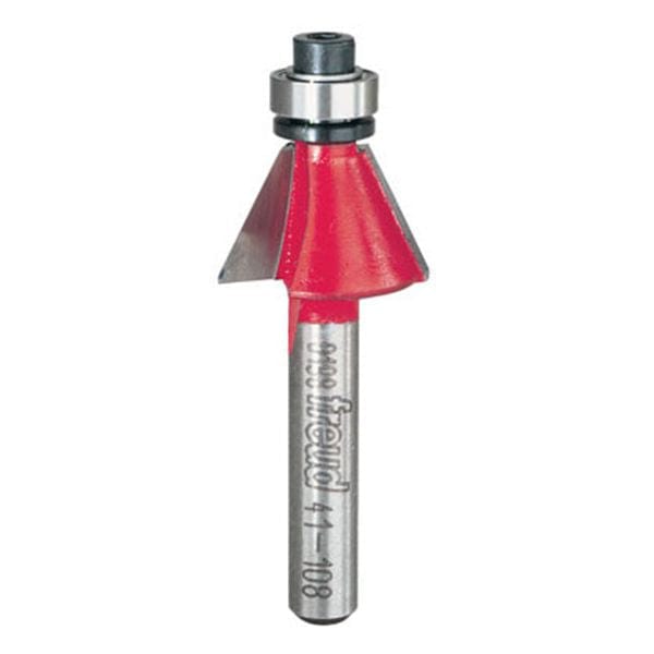 Buy Freud 41-108 Bevel Trim Router Bit 1 4 SH 25 32 D 29 64 CL 25 ...