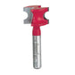 82-102 Half Round Router Bit 1/4" Shank 1/8" R 1/2" CL alt 0