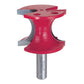 82-120 Half Round Router Bit 1/2" Shank 5/8" R 2" CL alt 0