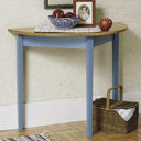 Woodworking Project Paper Plan to Build Half-Round Table alt 0