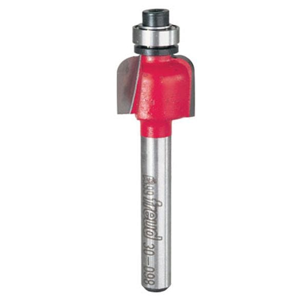 30-098 Cove Router Bit 1/4" SH 5/8" D 1/2" CL 1/8" R alt 0