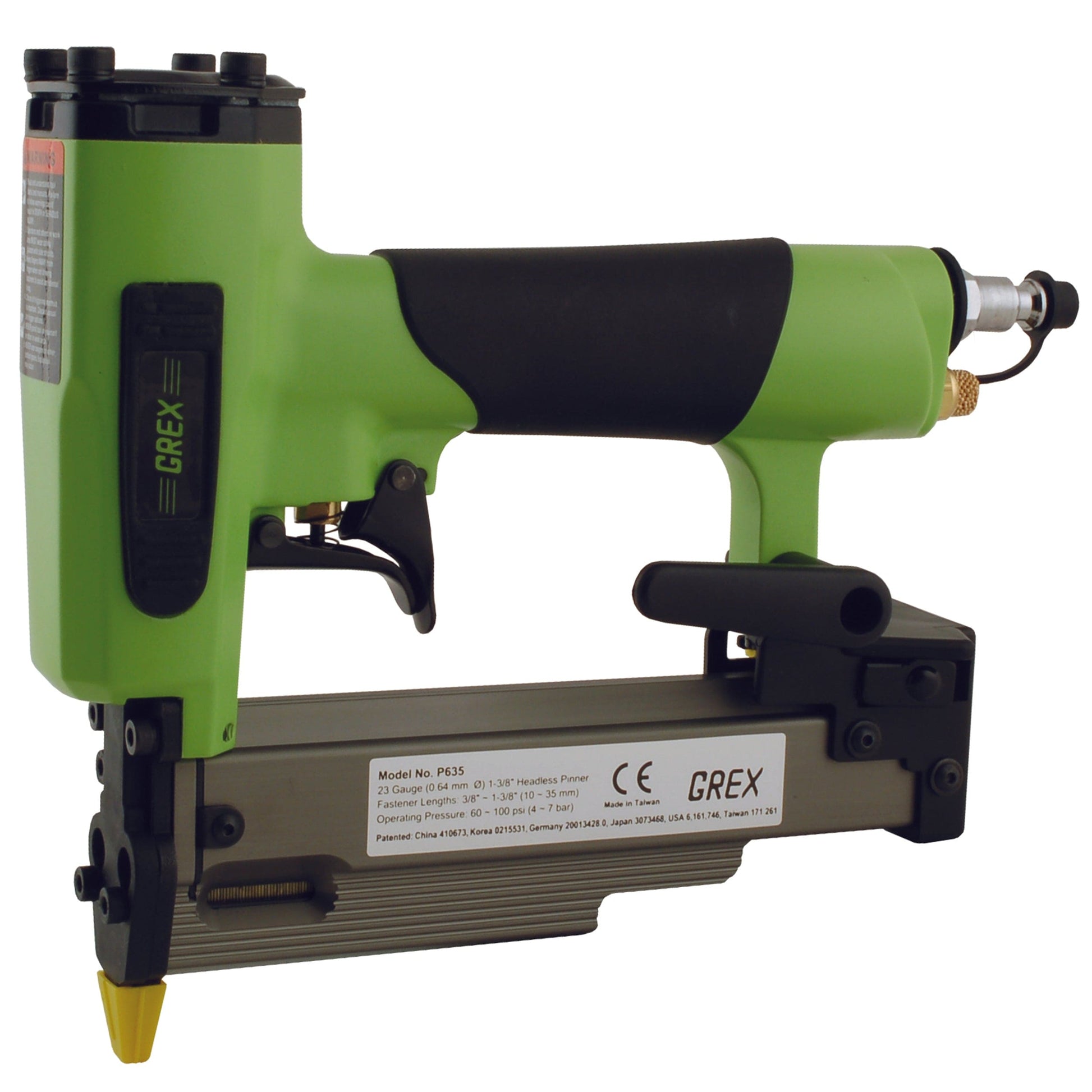 GREX 23 Gauge Model P635 13/8" Headless Pin Nailer Woodcraft