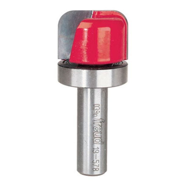 Freud Dish Carving Router Bit with Top Bearing - 1/2