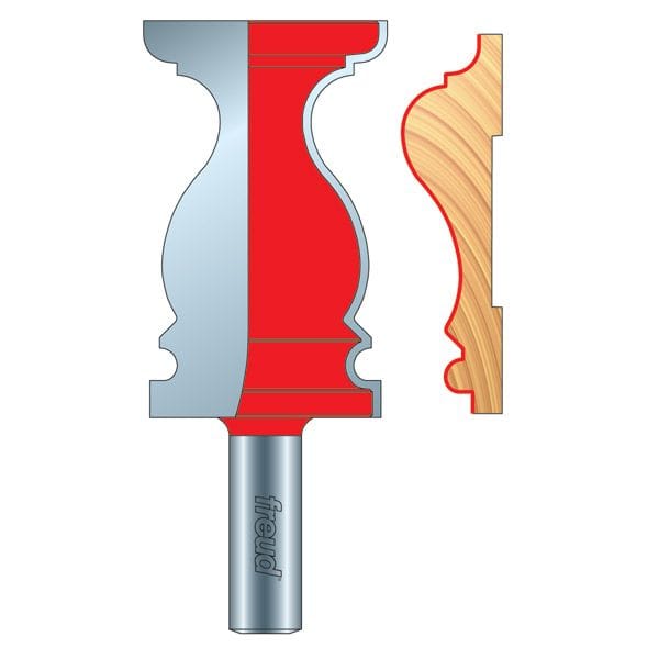Freud Chair Rail Router Bit - 1/2
