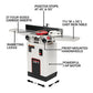 6" Deluxe Jointer - 1 HP 1 Ph 115/230V - Helical Head Kit - JJ-6HHDX