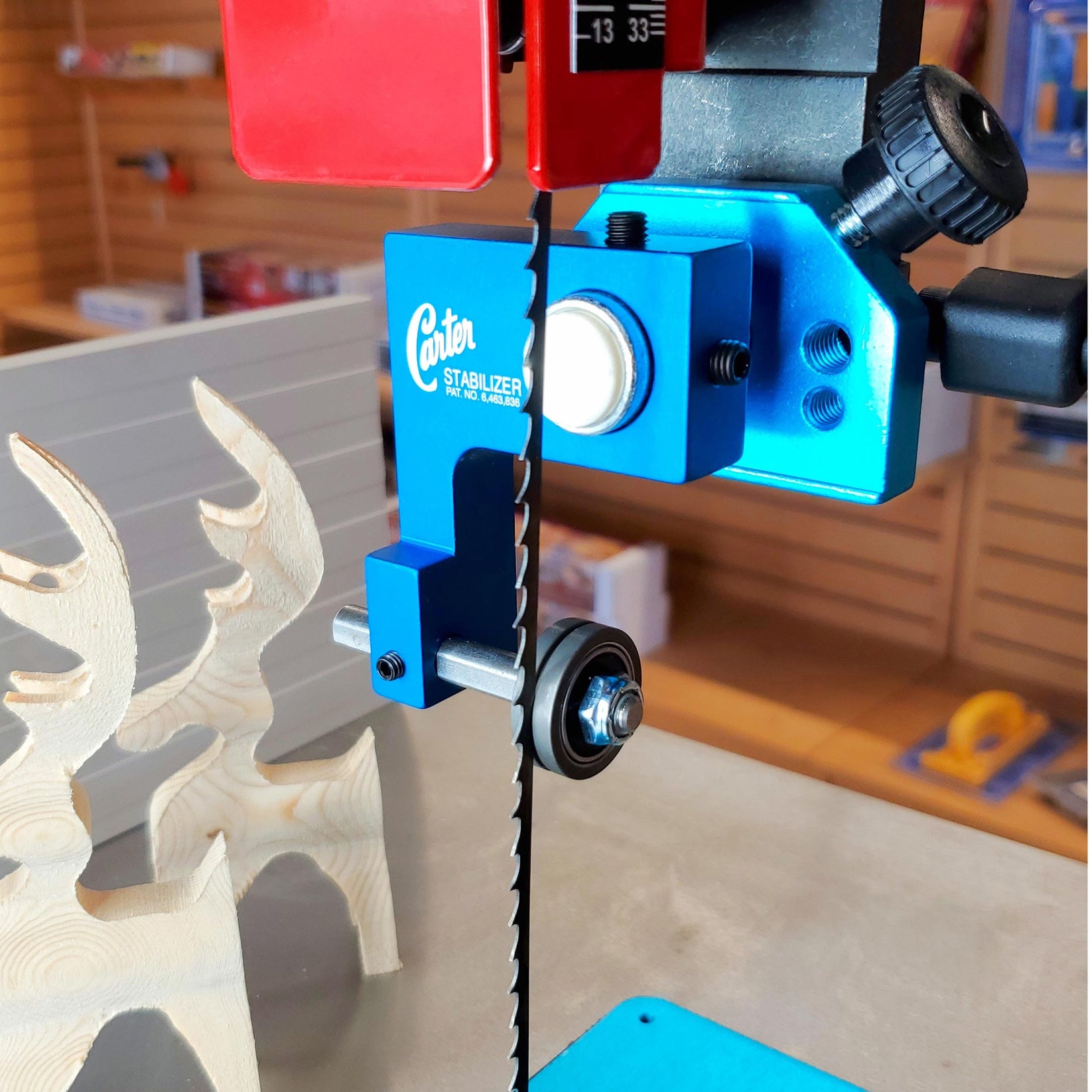 Carter Products Bandsaw Blade Stabilizer for Laguna and Jet Woodcraft