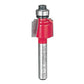 36-100 Beading Router Bit 5/8"D 1/16"R 1/4"SH alt 0