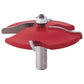 99-521 Quadra-Cut Raised Panel Router Bit Ogee 1/2" Shank alt 0
