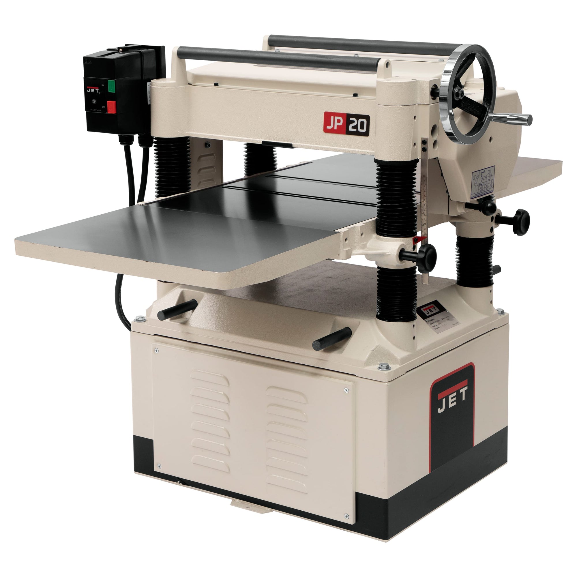 20" Planer - 5 HP 1 Ph 230V - Helical Cutterhead - JWP-208HH-1