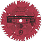 LU83R008 Industrial Thin Kerf Combination Blade with Red Perma-Shield, 8" diameter, 5/8" arbor alt 0