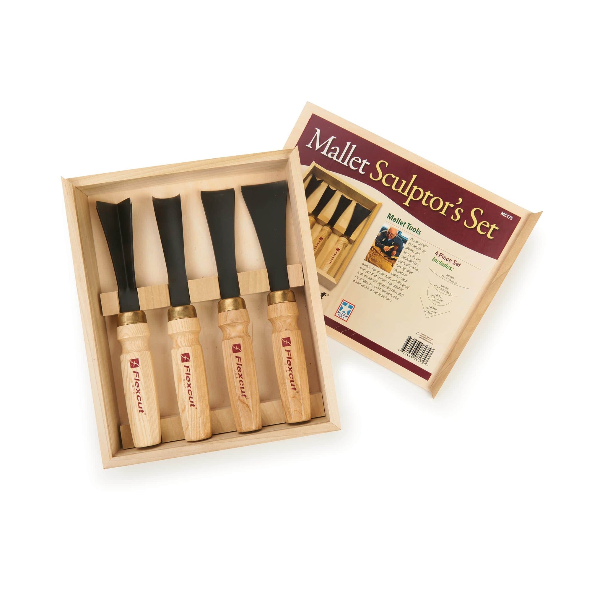 Flexcut Mallet Sculptor's Set - 4 Piece | Woodcraft