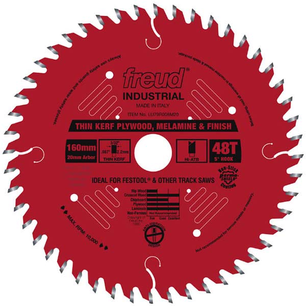 Thin Kerf Ultimate Plywood & Melamine Track Saw Blade alt 0