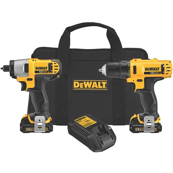 12V MAX Cordless 3/8" Drill/Driver & 1/4" Hex Impact Driver Combo Kit alt 0