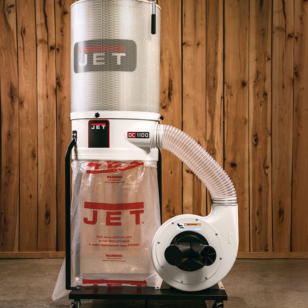 Vortex Cone Dust Collector with 2-Micron Canister Kit - 1-1/2 HP 1 Ph 115/230V - DC-1100VX-CK