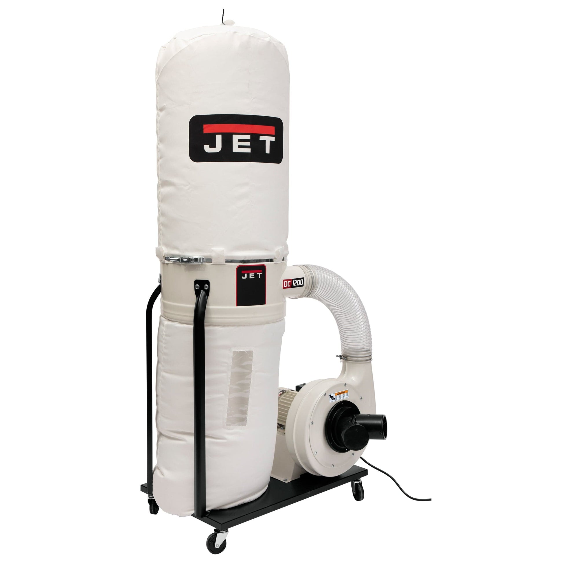 Vortex Cone Dust Collector with 30-Micron Bag Filter Kit - 2 HP 1 Ph 230V - DC-1200VX-BK1 alt 0