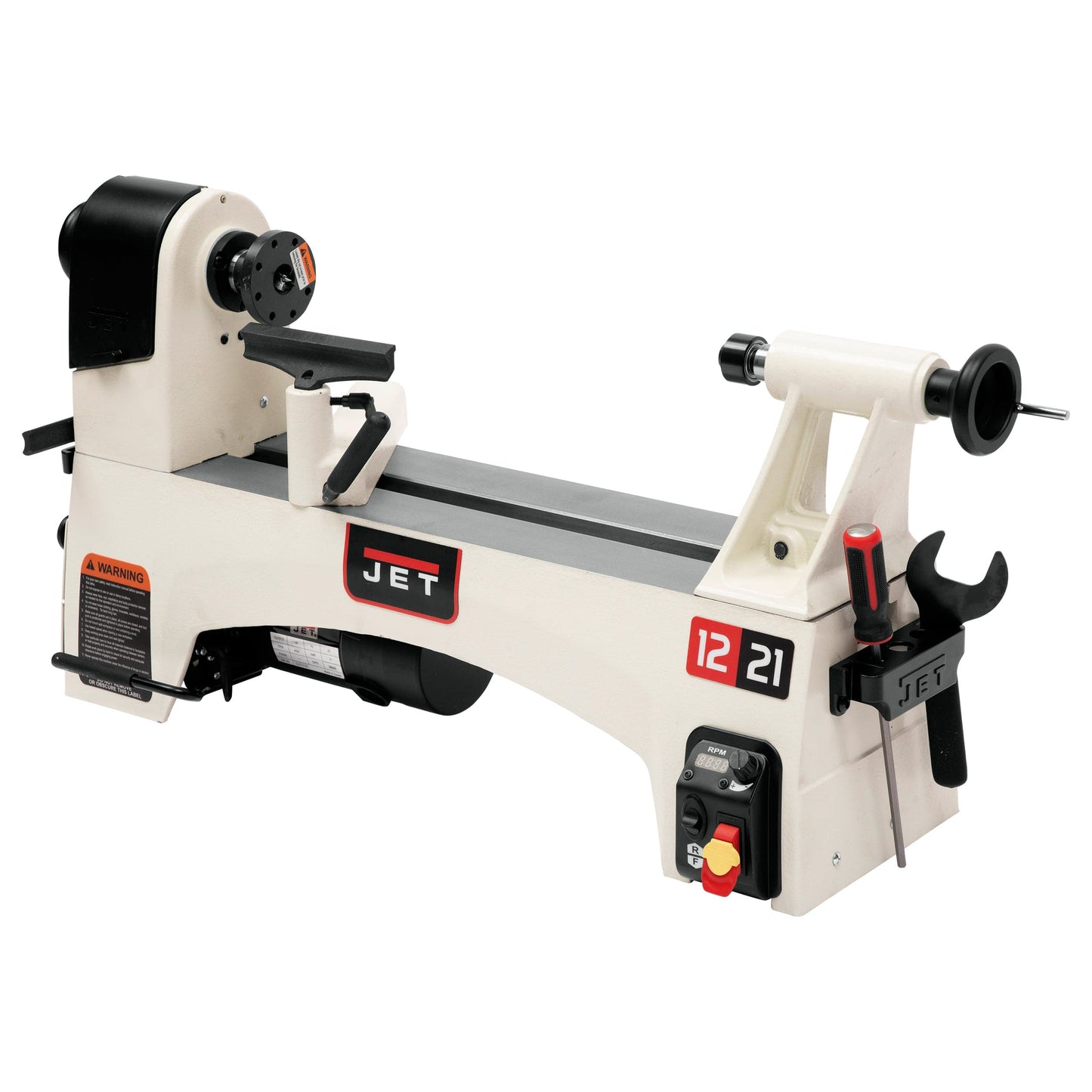 12" x 21" Variable Speed Wood Lathe - 1 HP 1 Ph 115V - 1221VS alt 0