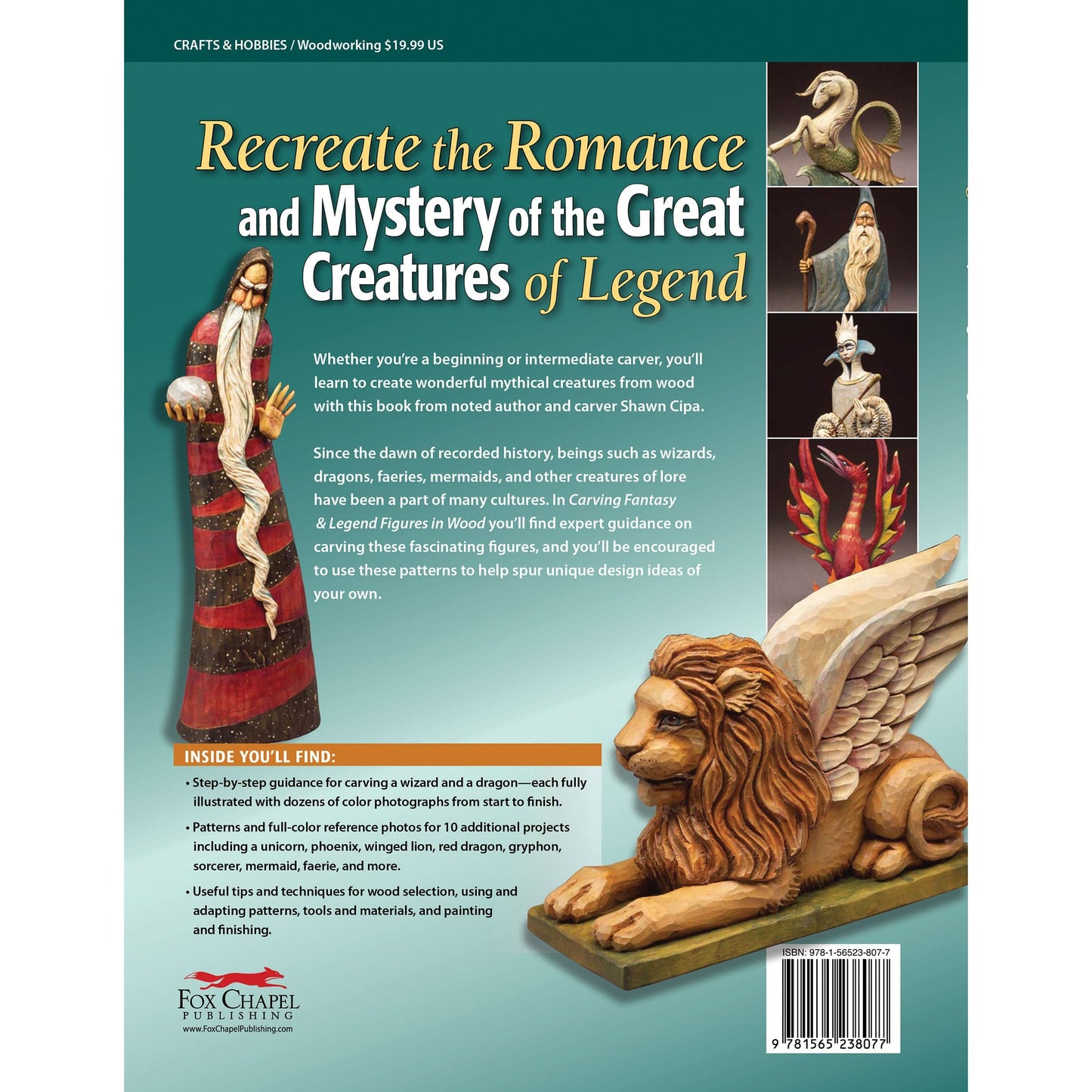 Carving Fantasy and Legend Figures in Wood, Revised Edition alt 0