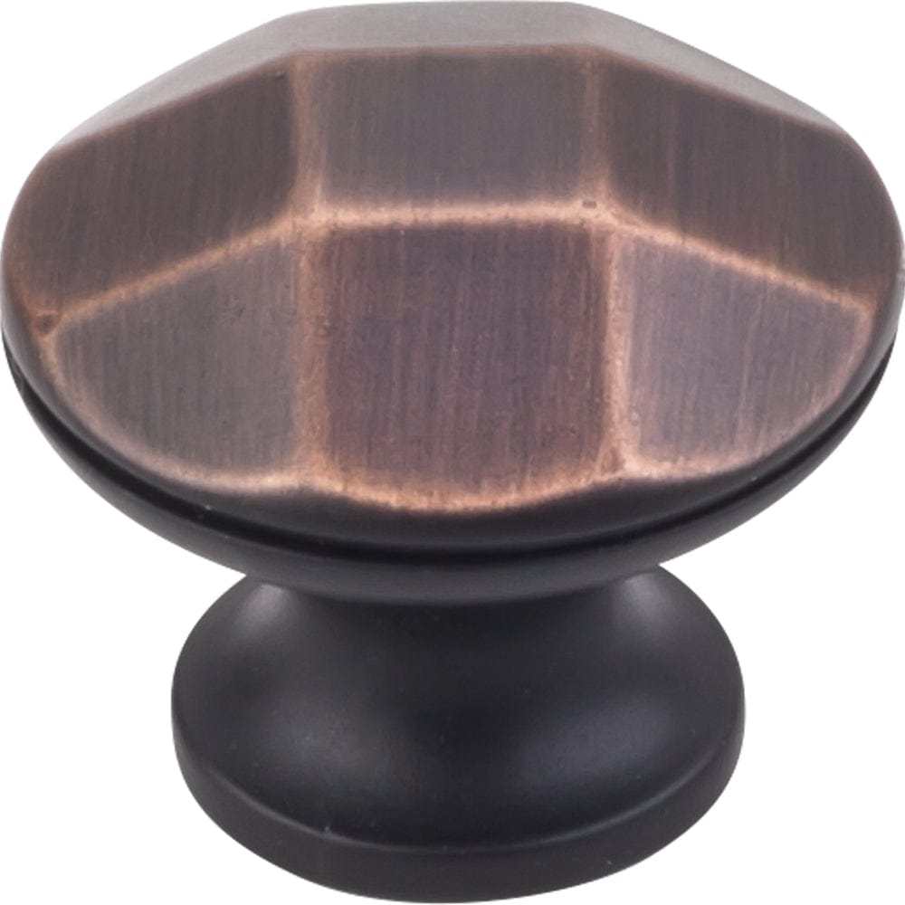 Drake Faceted Geometric Knob, 1-3/16" O.L.,, Brushed Oil Rubbed Bronze alt 0