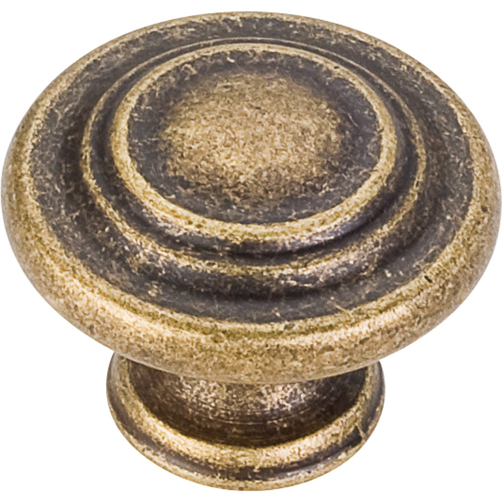 Arcadia Knob, 1-5/16" Dia.,   Distressed Antique Brass alt 0