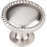 Lindos Round Knob, 1-1/4" Dia.,  Satin Nickel alt 0
