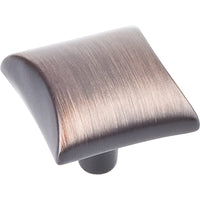 Glendale Knob, 1-1/8" O.L.,  Brushed Oil Rubbed Bronze alt 0