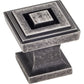  Delmar Knob 1" O.L., Distressed Pewter alt 0