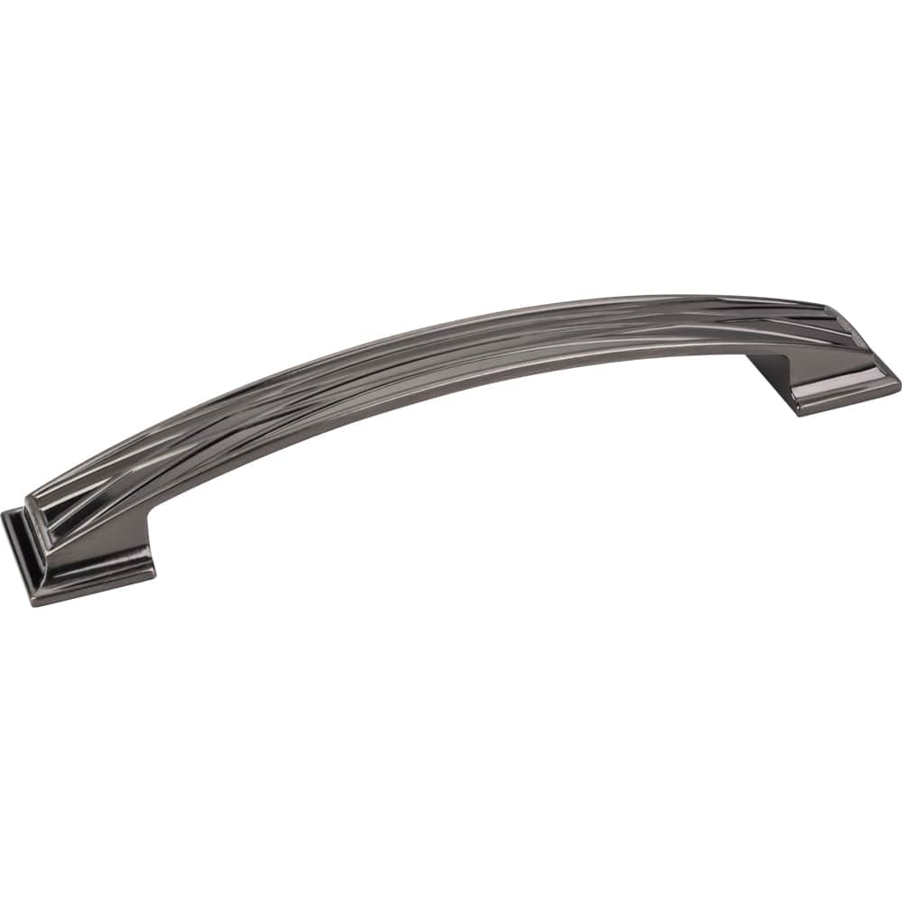 Aberdeen Lined Pull, 160 mm C/C, Brushed Black Nickel alt 0