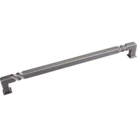 Tahoe Appliance Handle, 12" C/C, Distressed Antique Silver alt 0