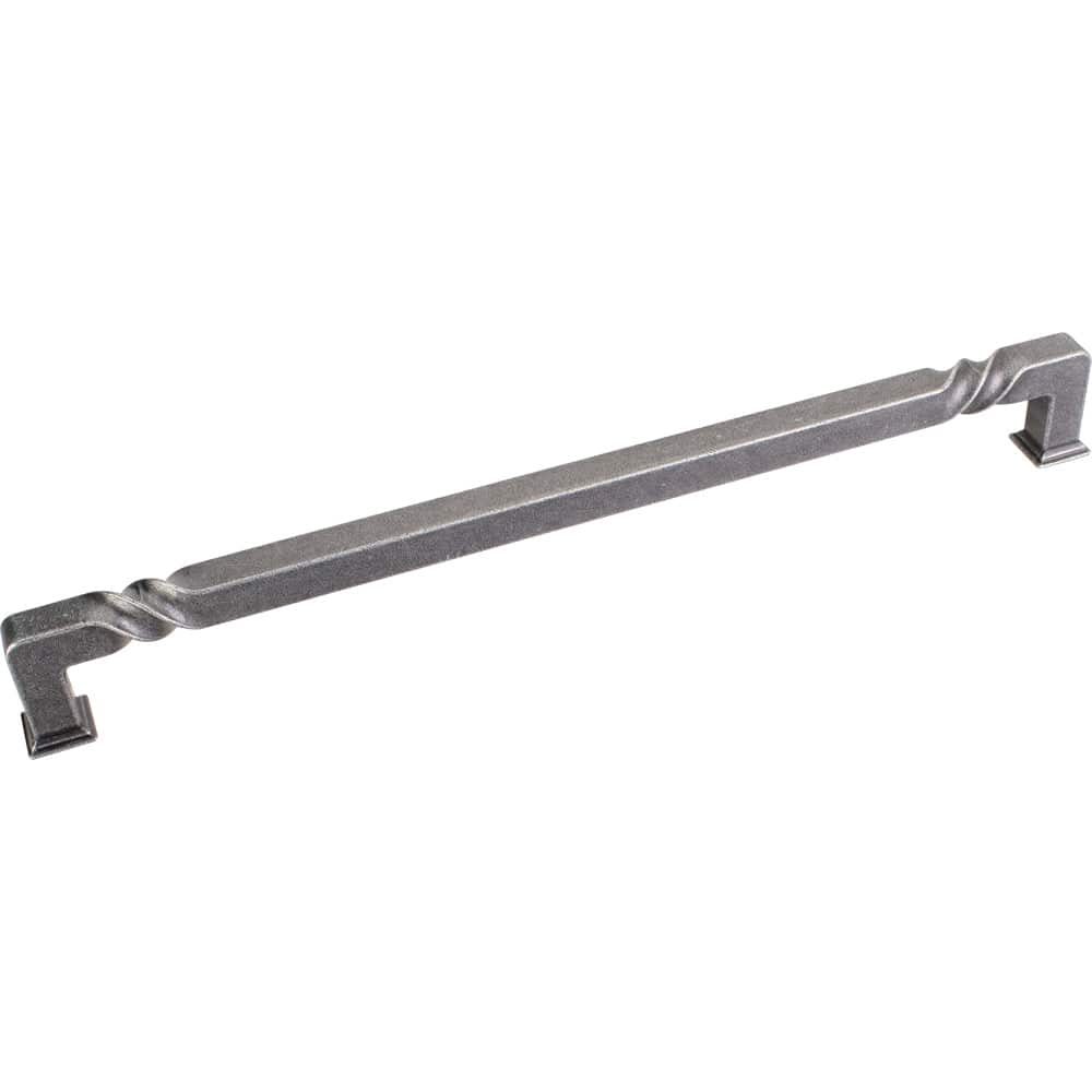 Tahoe Appliance Handle, 12" C/C, Distressed Antique Silver alt 0
