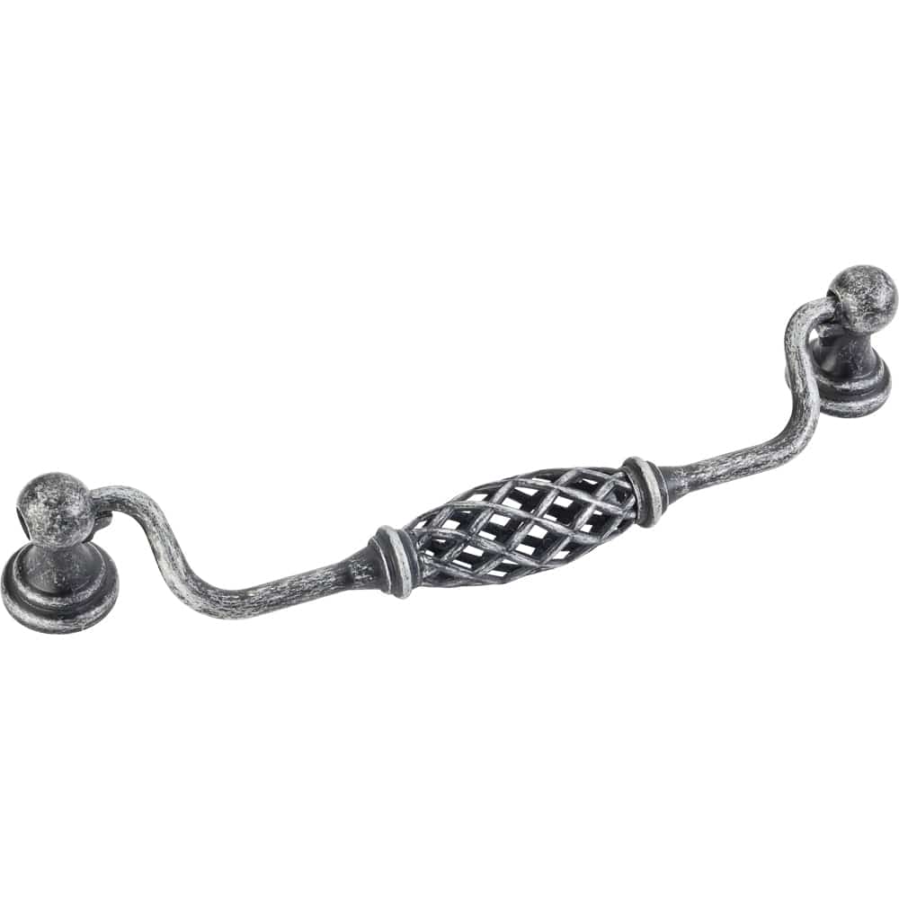 Tuscany Pull, 160 mm C/C, Distressed Antique Silver alt 0