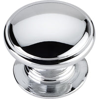 Durham Knob, 1-1/4" Dia.,  Polished Chrome alt 0